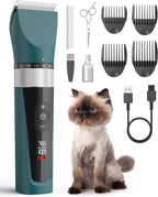 Cat Clippers for Matted Fur 5-Speed Quiet Cordless