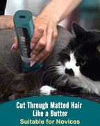 Cat Clippers for Matted Fur 5-Speed Quiet Cordless