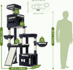 Cat Tree 184CM Anti-Tip Tower for Large