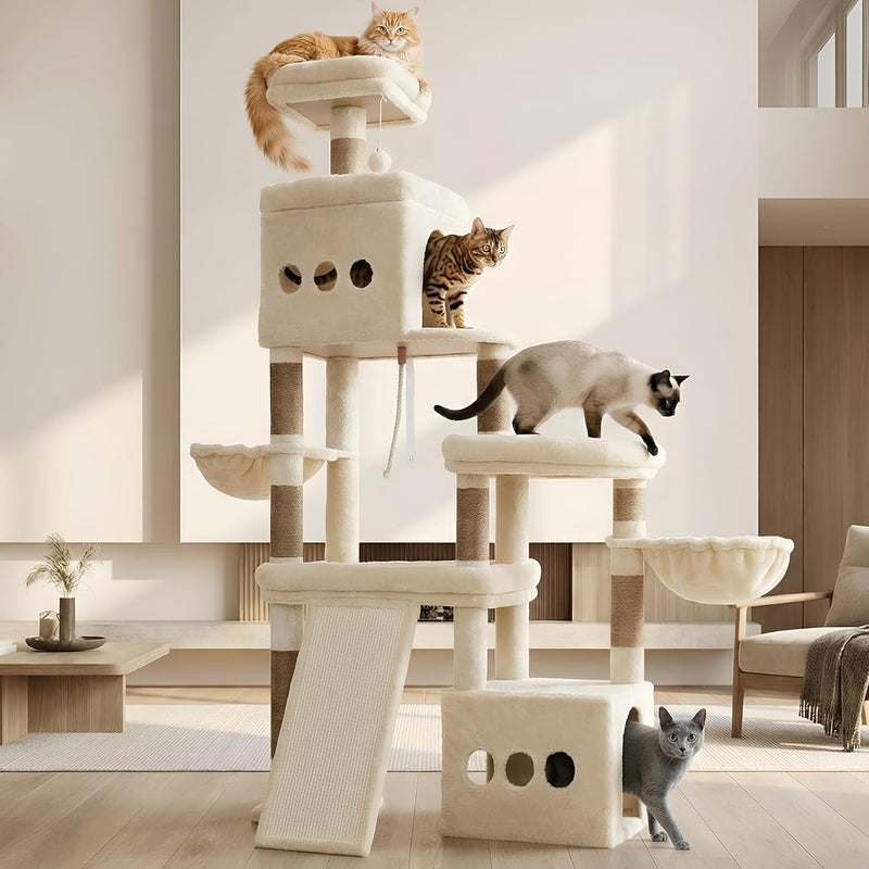 Cat Tree 184CM Anti-Tip Tower for Large