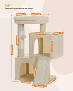 Cat Tree 90CM Tower with Double Condos