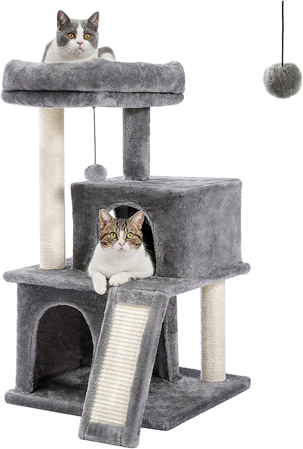 Cat Tree 90CM Tower with Double Condos