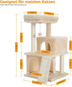 Cat Tree 90CM Tower with Double Condos