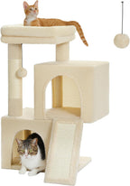 Cat Tree 90CM Tower with Double Condos