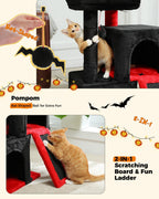 Cat Tree 90CM Tower with Double Condos