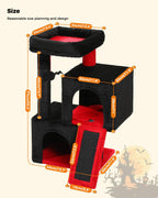 Cat Tree 90CM Tower with Double Condos