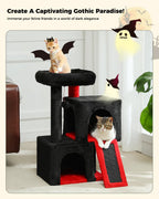 Cat Tree 90CM Tower with Double Condos