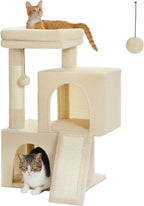 Cat Tree 90CM Tower with Double Condos