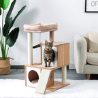 Cat Tree 90CM Tower with Double Condos