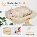 Cat Tree 90CM Tower with Double Condos
