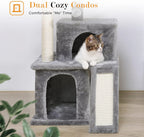 Cat Tree 90CM Tower with Double Condos