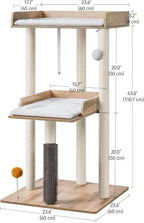 Cat Tree for Large Cats Wooden All Ages