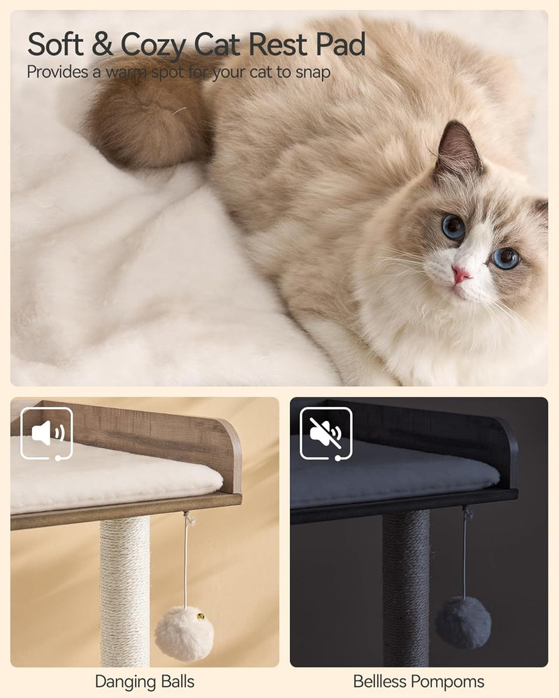 Cat Tree for Large Cats Wooden All Ages