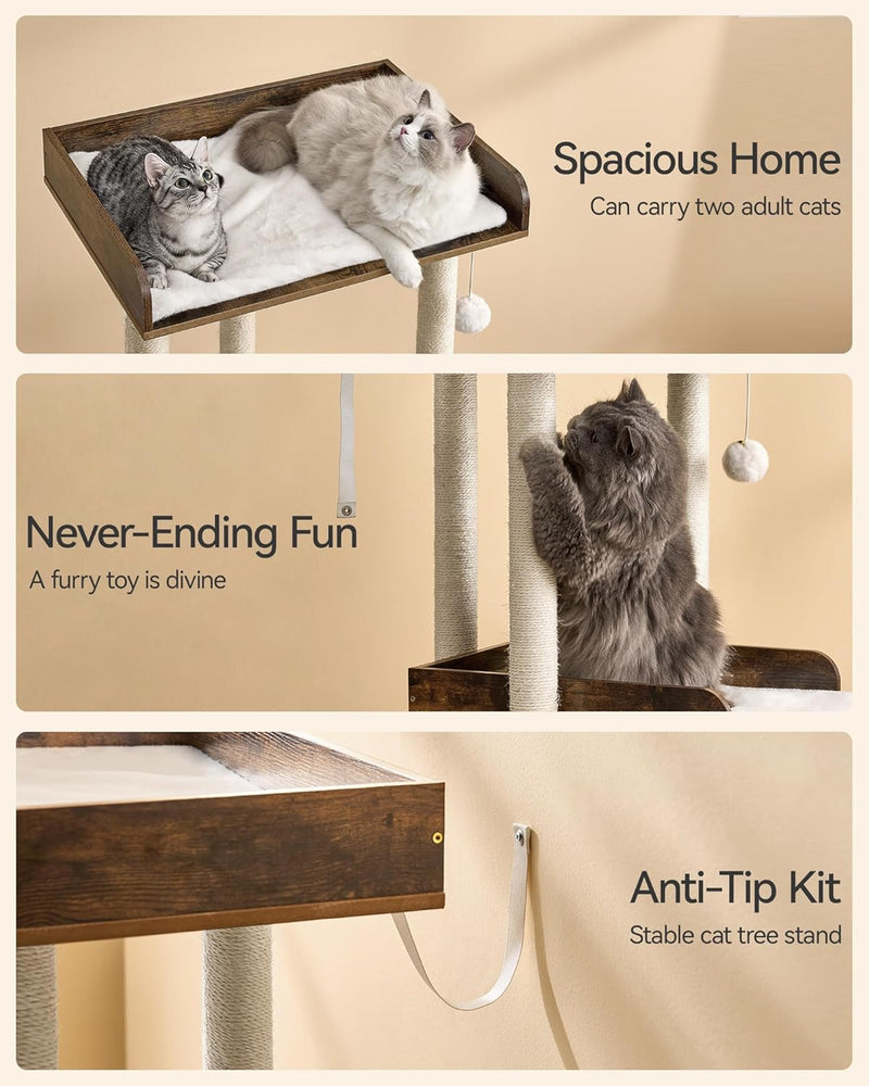 Cat Tree for Large Cats Wooden All Ages