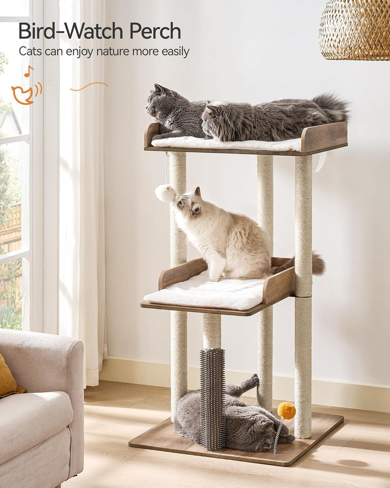 Cat Tree for Large Cats Wooden All Ages