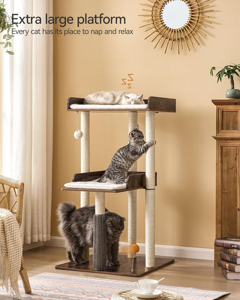 Cat Tree for Large Cats Wooden All Ages