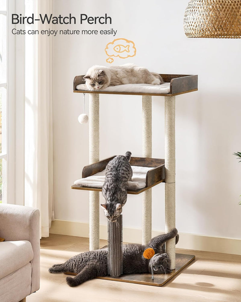 Cat Tree for Large Cats Wooden All Ages
