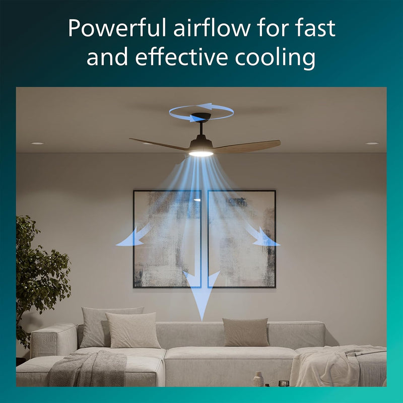 Ceiling Fan with LED Light 3 Blades 107