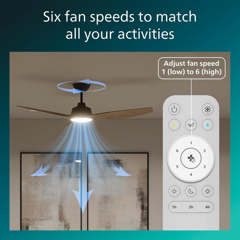 Ceiling Fan with LED Light 3 Blades 107