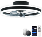 Ceiling Fan with Light Flush Mount Modern
