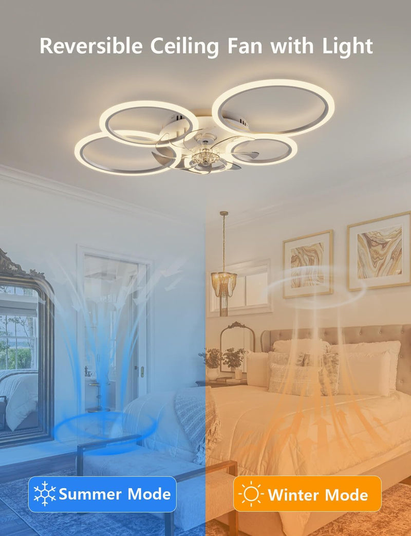 100CM Ceiling Fan with Light