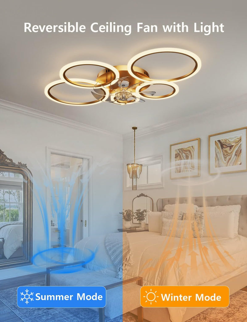 100CM Ceiling Fan with Light