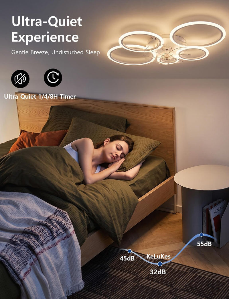 100CM Ceiling Fan with Light