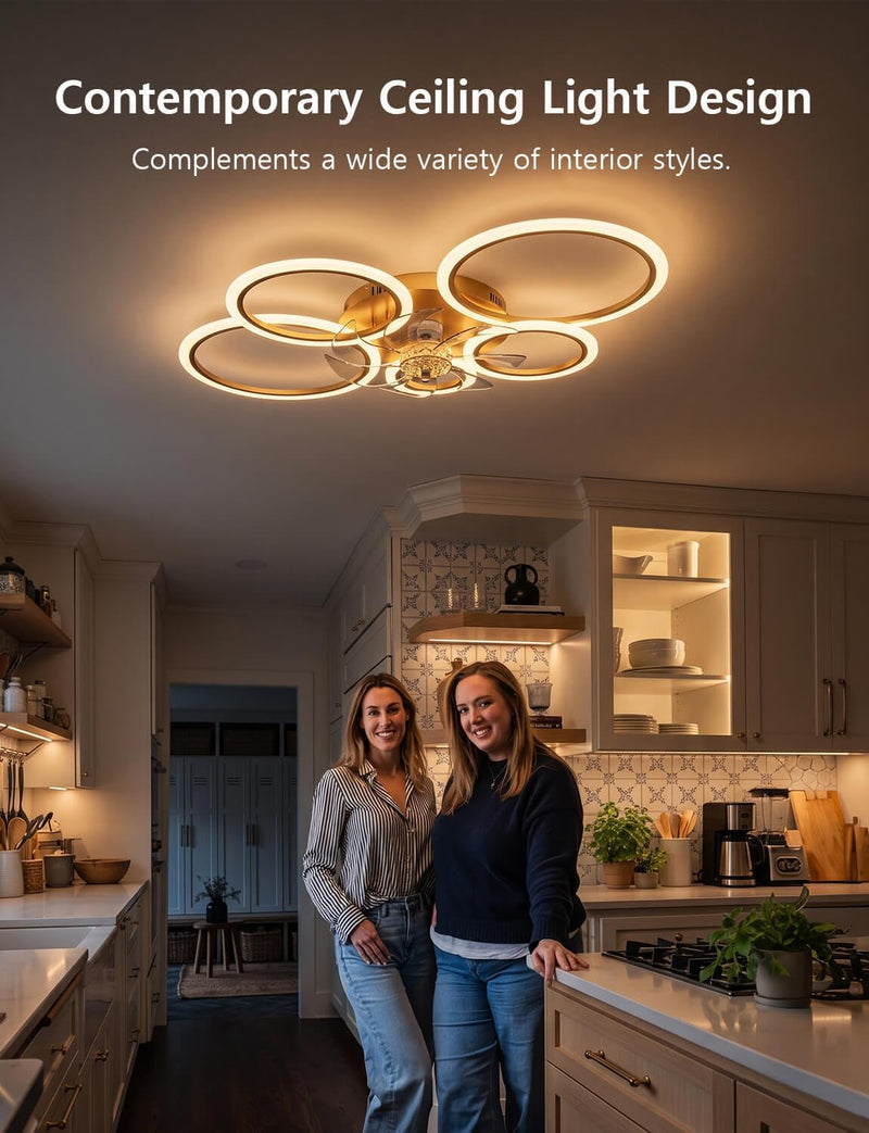 100CM Ceiling Fan with Light