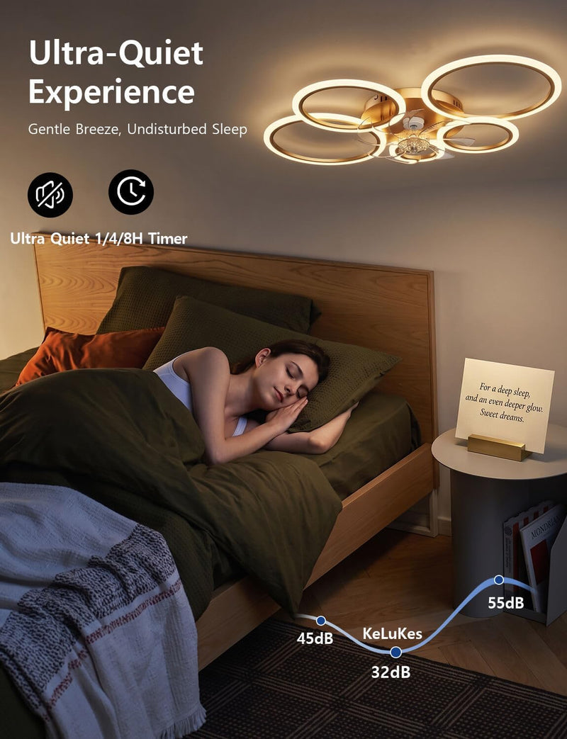 100CM Ceiling Fan with Light