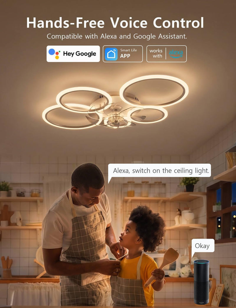 100CM Ceiling Fan with Light
