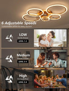 100CM Ceiling Fan with Light