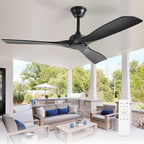 Ceiling Fan with Light Modern: 52 Inch