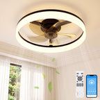 Ceiling Fan with Light Remote 3000K-6500K Dimmable