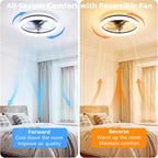 Ceiling Fan with Light Remote 3000K-6500K Dimmable