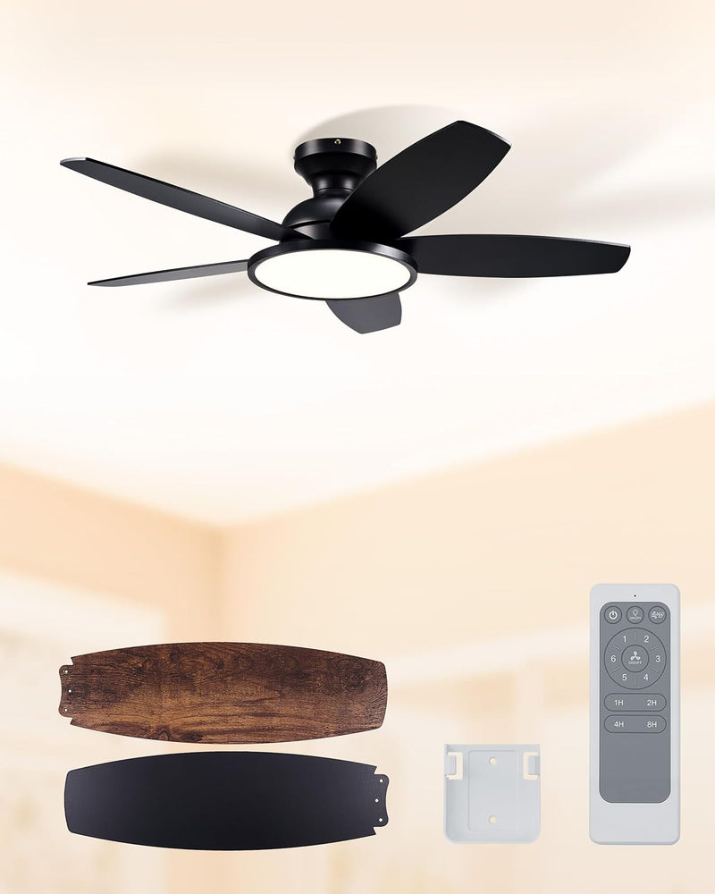 Ceiling Fan with Light Remote Control 36" 42