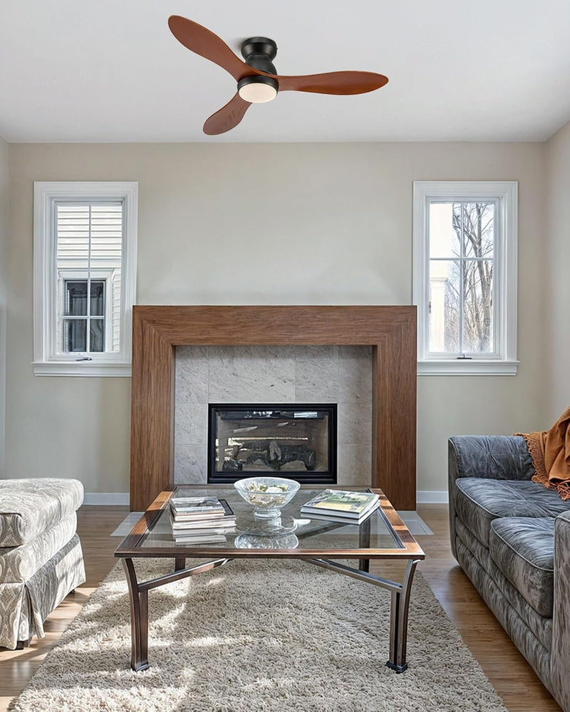 Ceiling Fan with Light Remote Control 36" 42