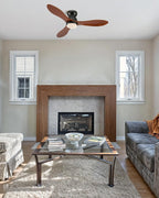 Ceiling Fan with Light Remote Control 52" Modern
