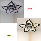 Ceiling Fan with Light Remote Control 62.5CM Low