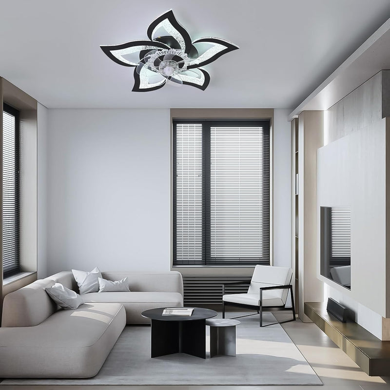 Ceiling Fan with Light Remote Control 62.5CM Low