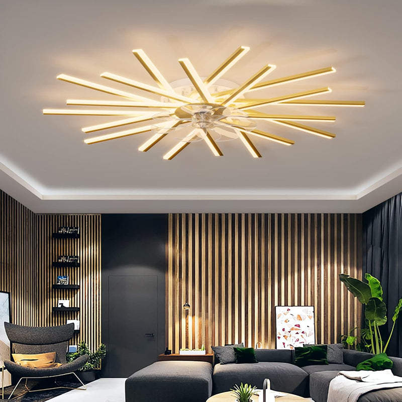 Ceiling Fans with Lights Flush Mount Fan