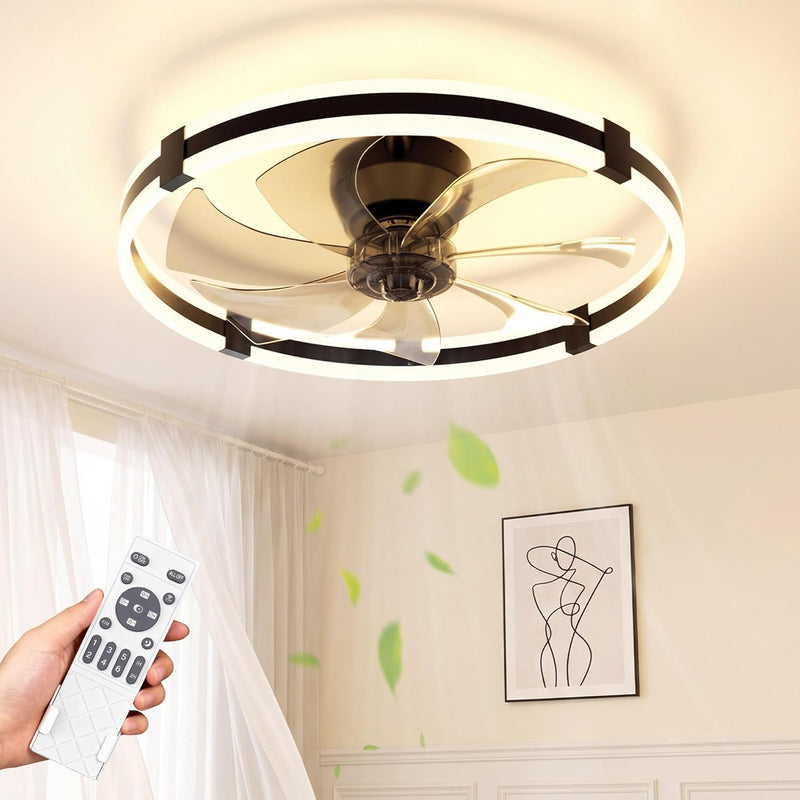 Ceiling Fan with Lights Remote 3 Colours