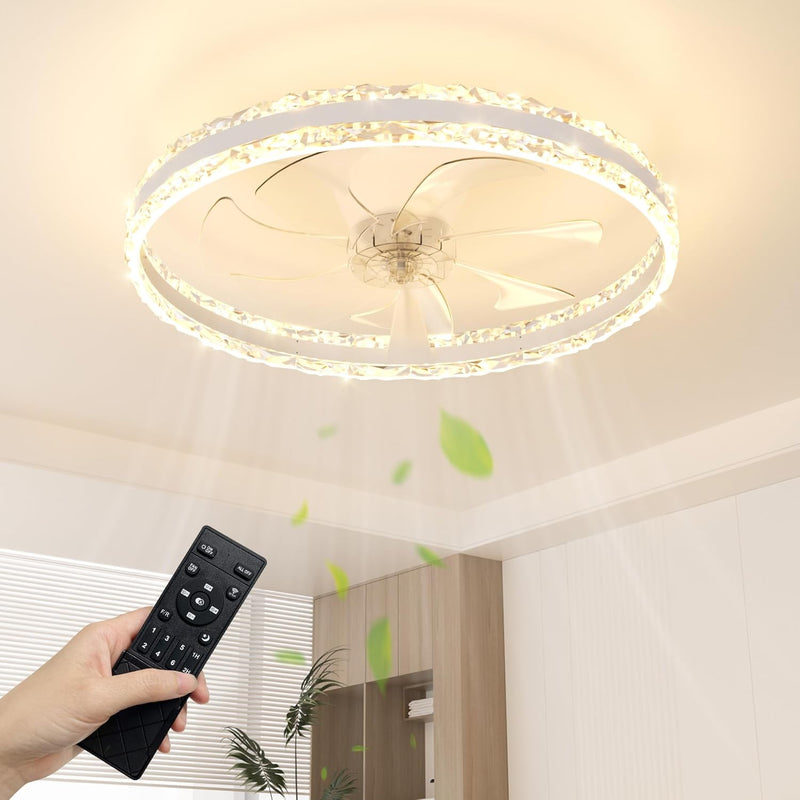 Ceiling Fan with Lights Remote 3000lm Dimmable