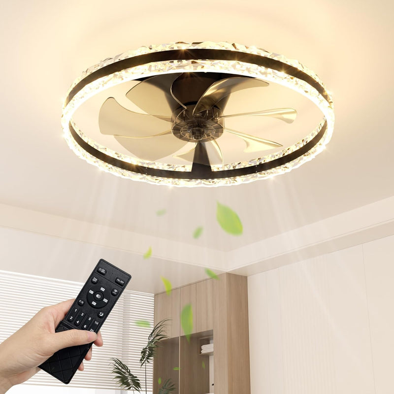 Ceiling Fan with Lights Remote 3000lm Dimmable
