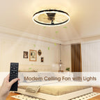 Ceiling Fan with Lights Remote 3000lm Dimmable