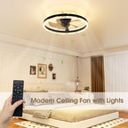 Ceiling Fan with Lights Remote 3000lm Dimmable