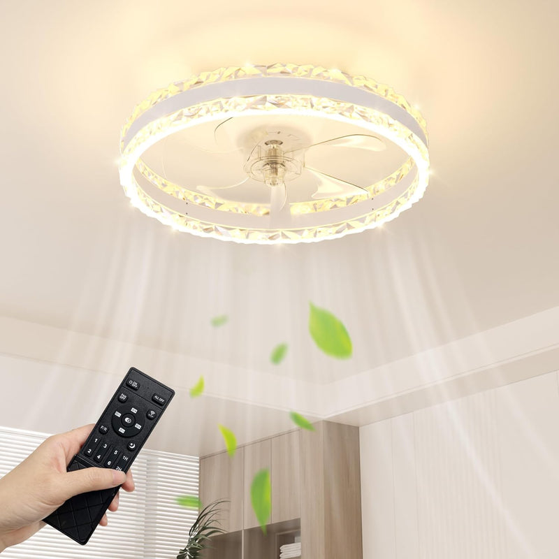 Ceiling Fan with Lights Remote 3000lm Dimmable