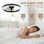 Ceiling Fan with Lights Remote 3000lm Dimmable