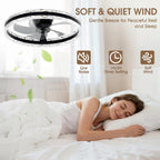 Ceiling Fan with Lights Remote 3000lm Dimmable