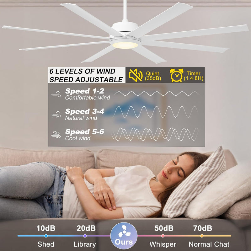 Ceiling Fan with Lights Remote App