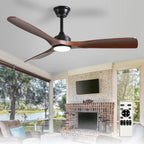 Ceiling Fan with Light Modern: 52 Inch